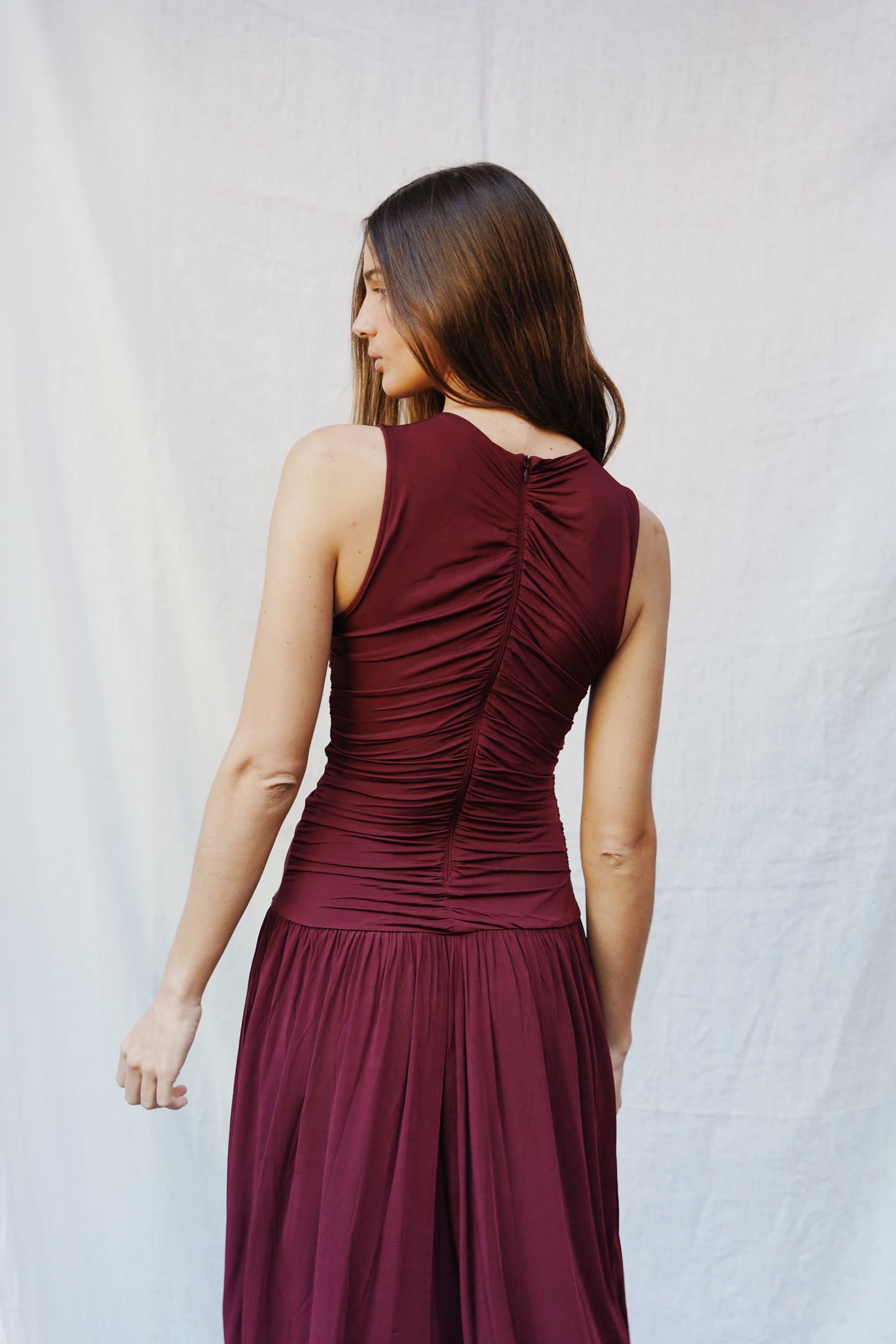 Ulla Johnson ruched midi dress