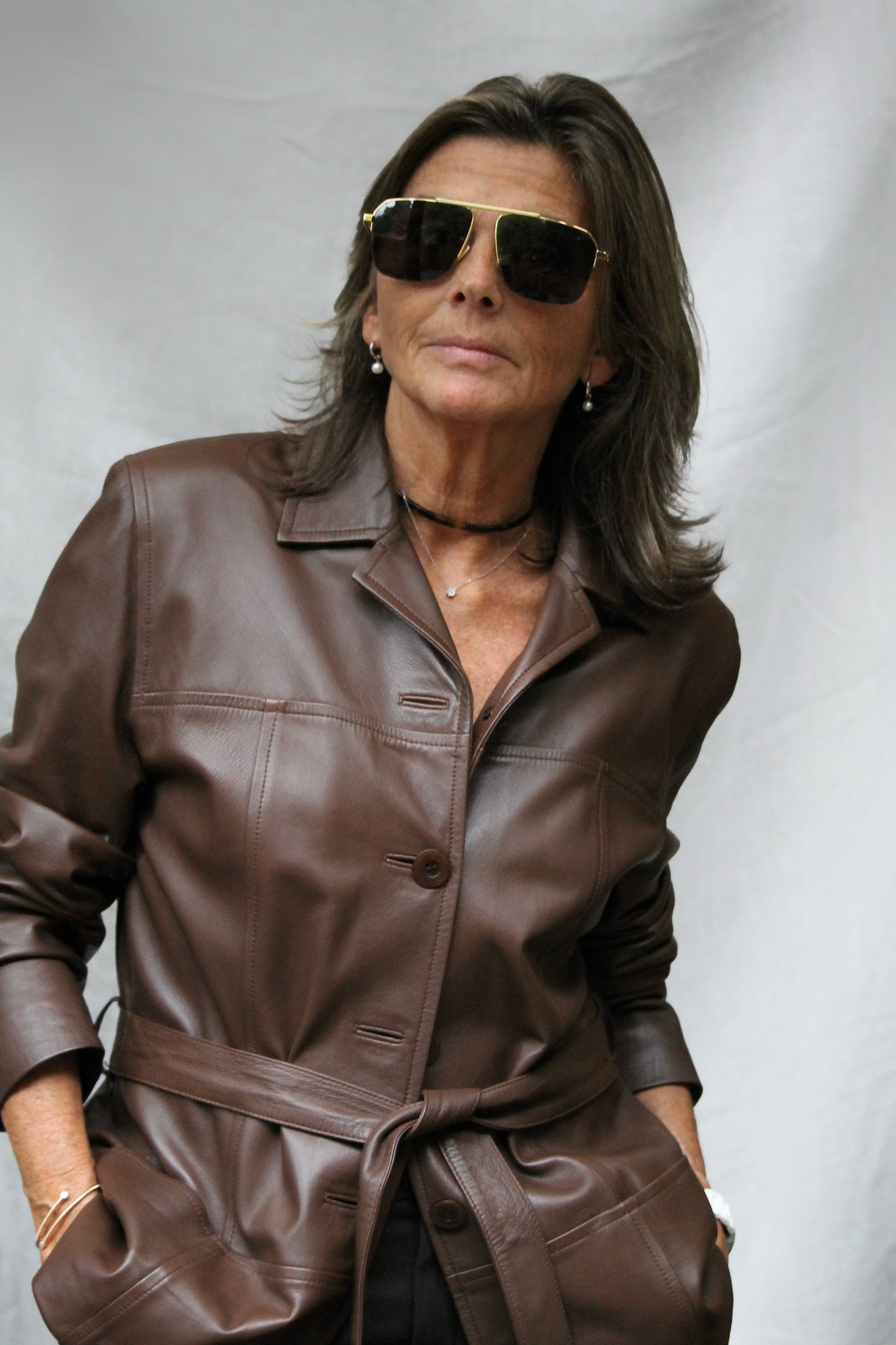 Simorra leather jacket