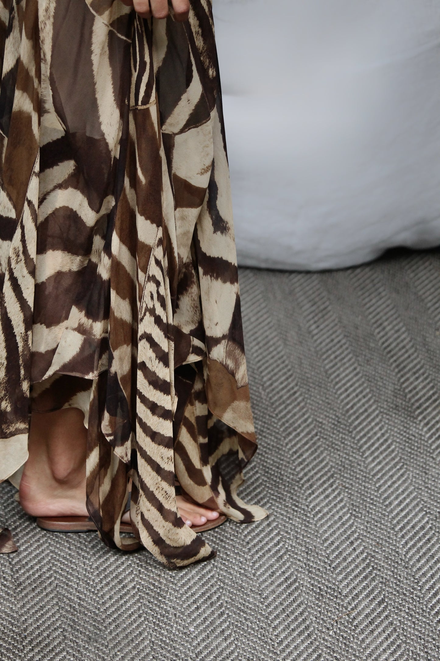Ralph Lauren ruffled maxi dress