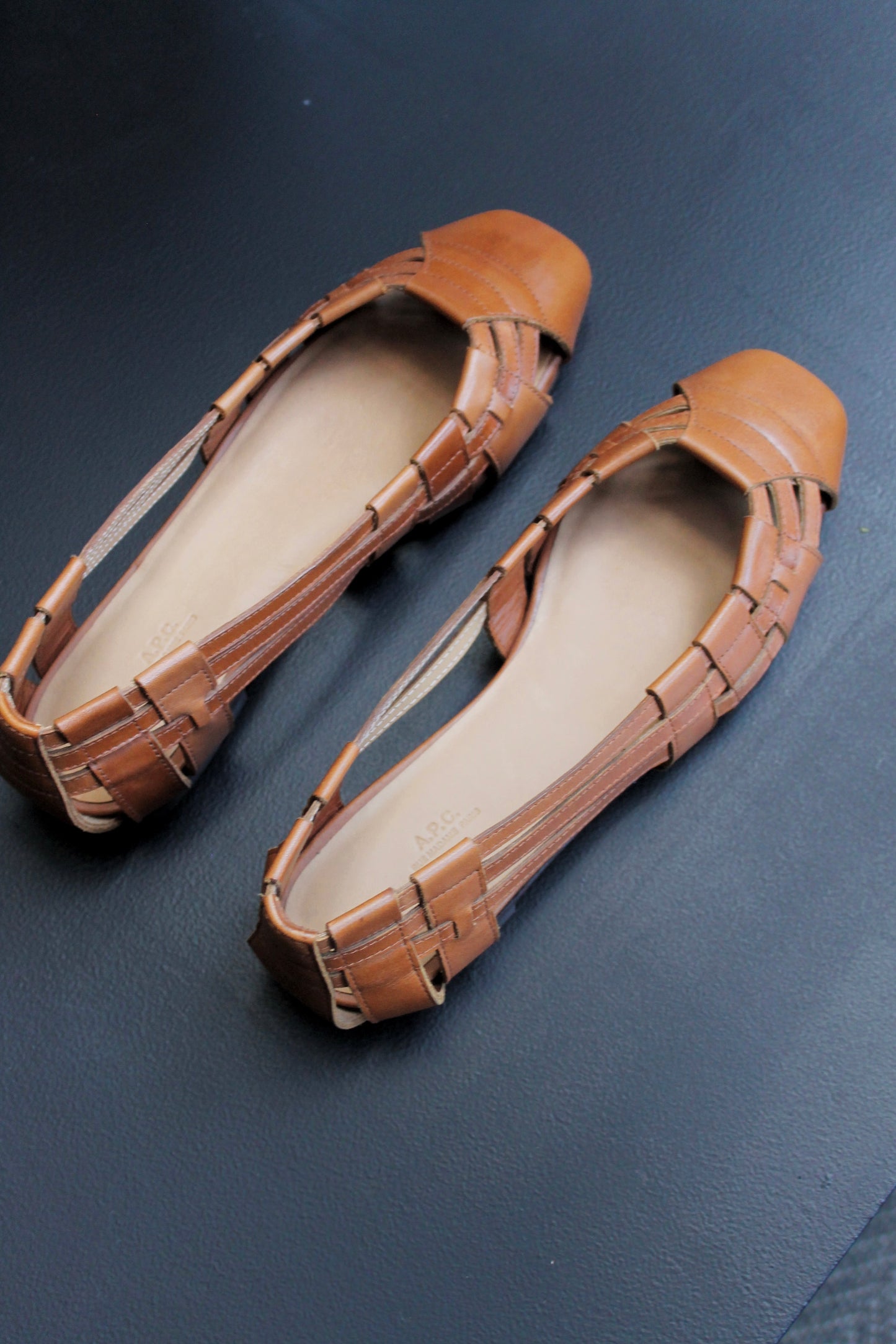 Leather Bailarinas A.P.C.