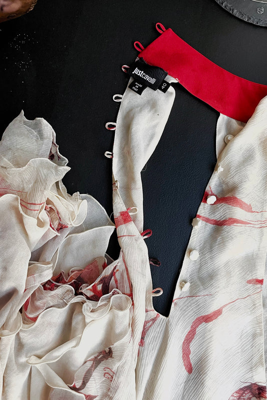 Just Cavalli silk maxi dress