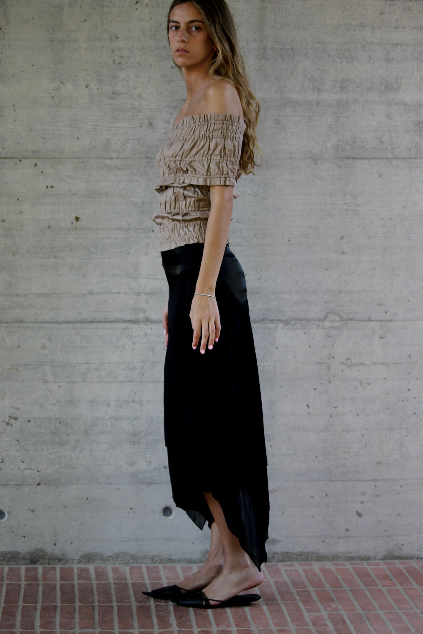 Yves Saint Laurent off-shoulder top