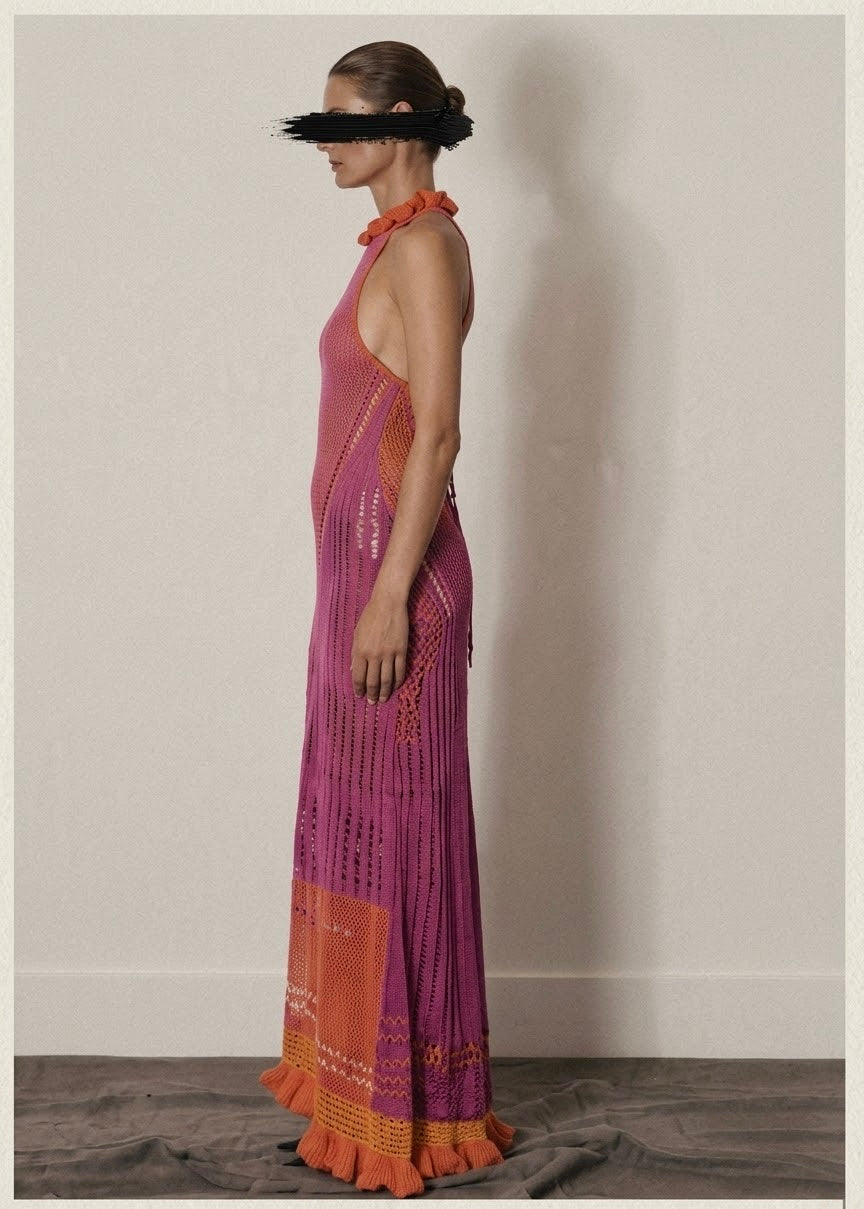 Roberta Einer Crochet Dress