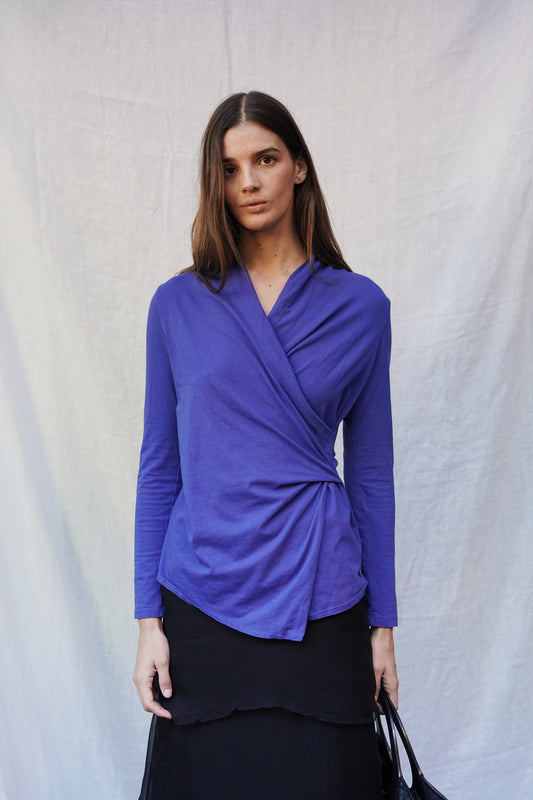 Adolfo Dominguez draped shirt