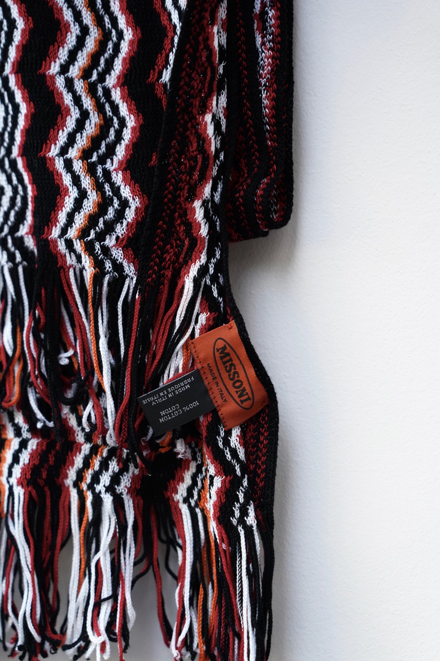 Missoni knitted scarf