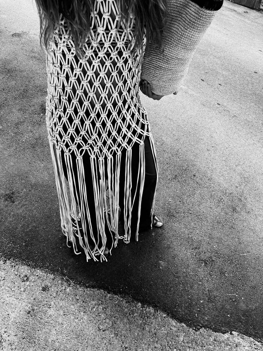 Maria Cher fringed top