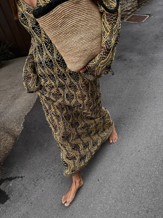 Chloé crochet maxi dress