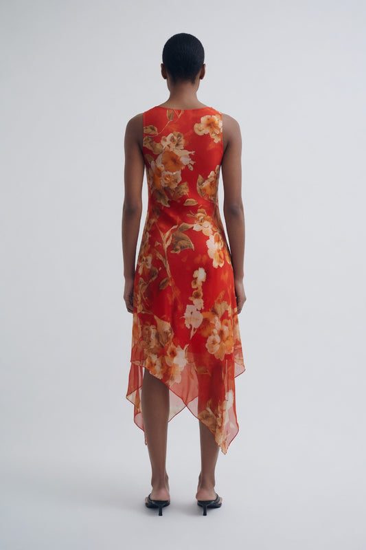 Roberto Verino Floral Silk Dress