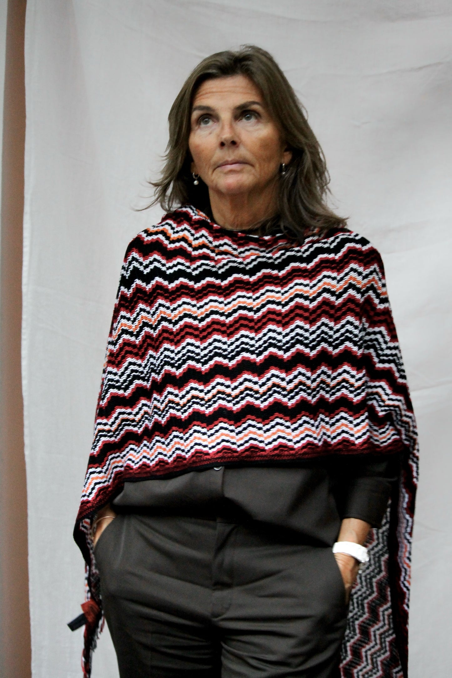 Missoni knitted scarf