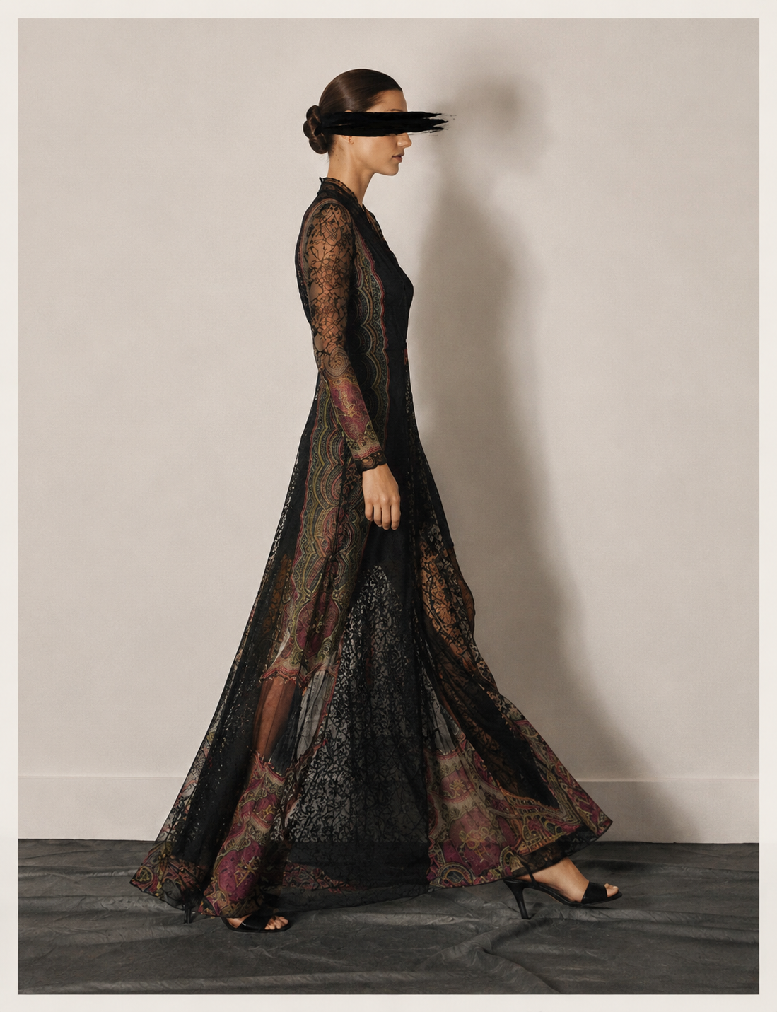 Etro Silk & Lace Dress
