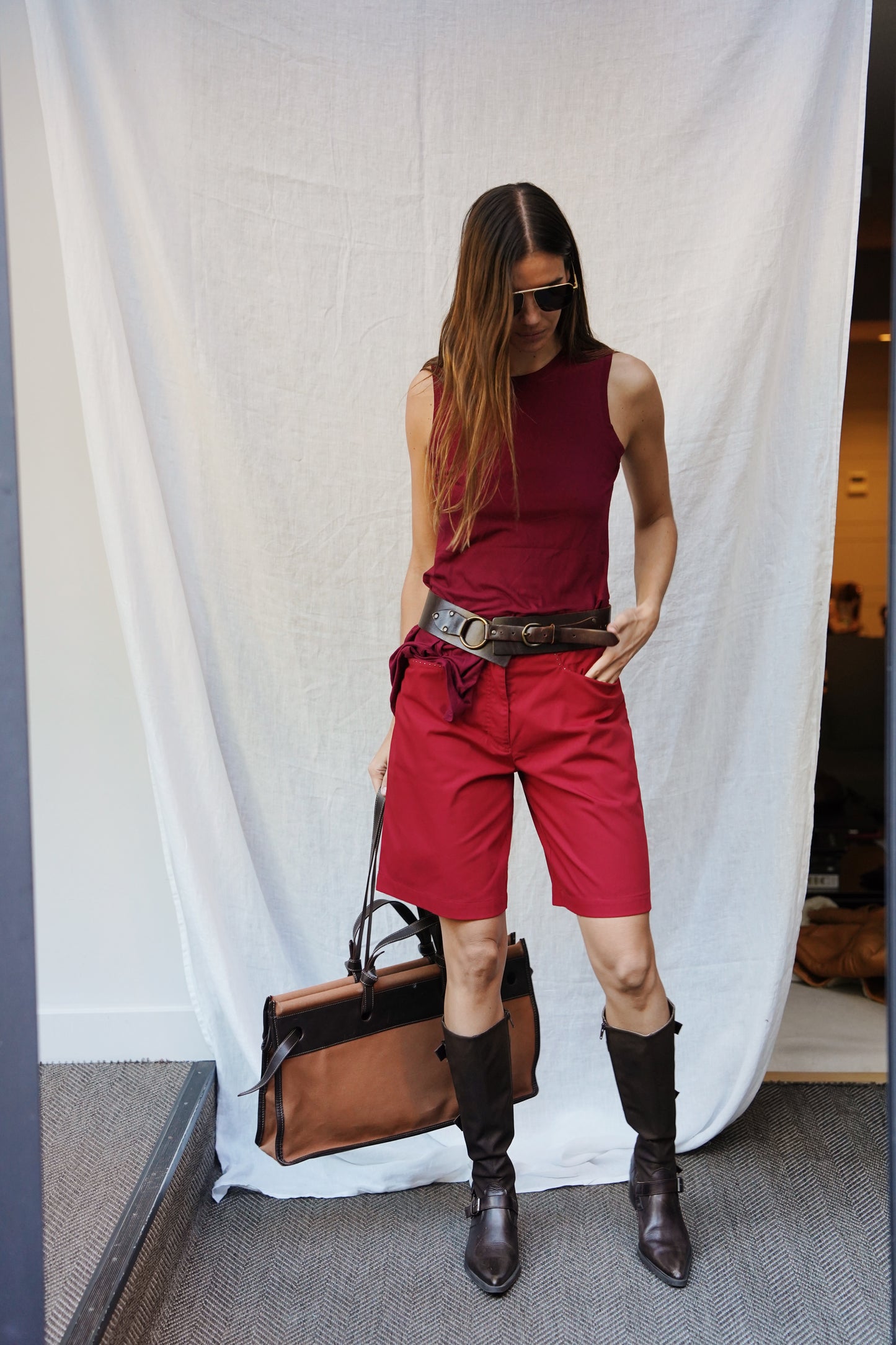 La Perla red bermudas