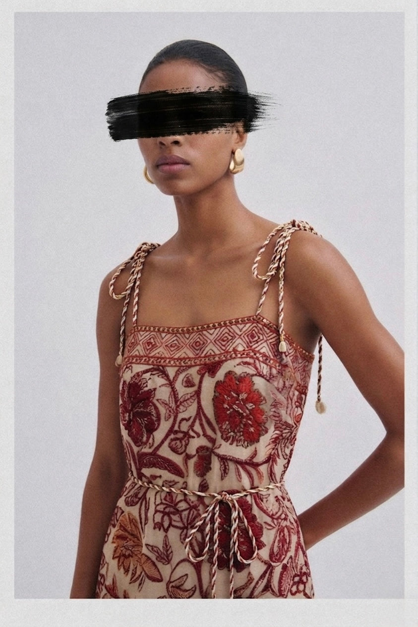 Zimmermann Fringed Floral Dress