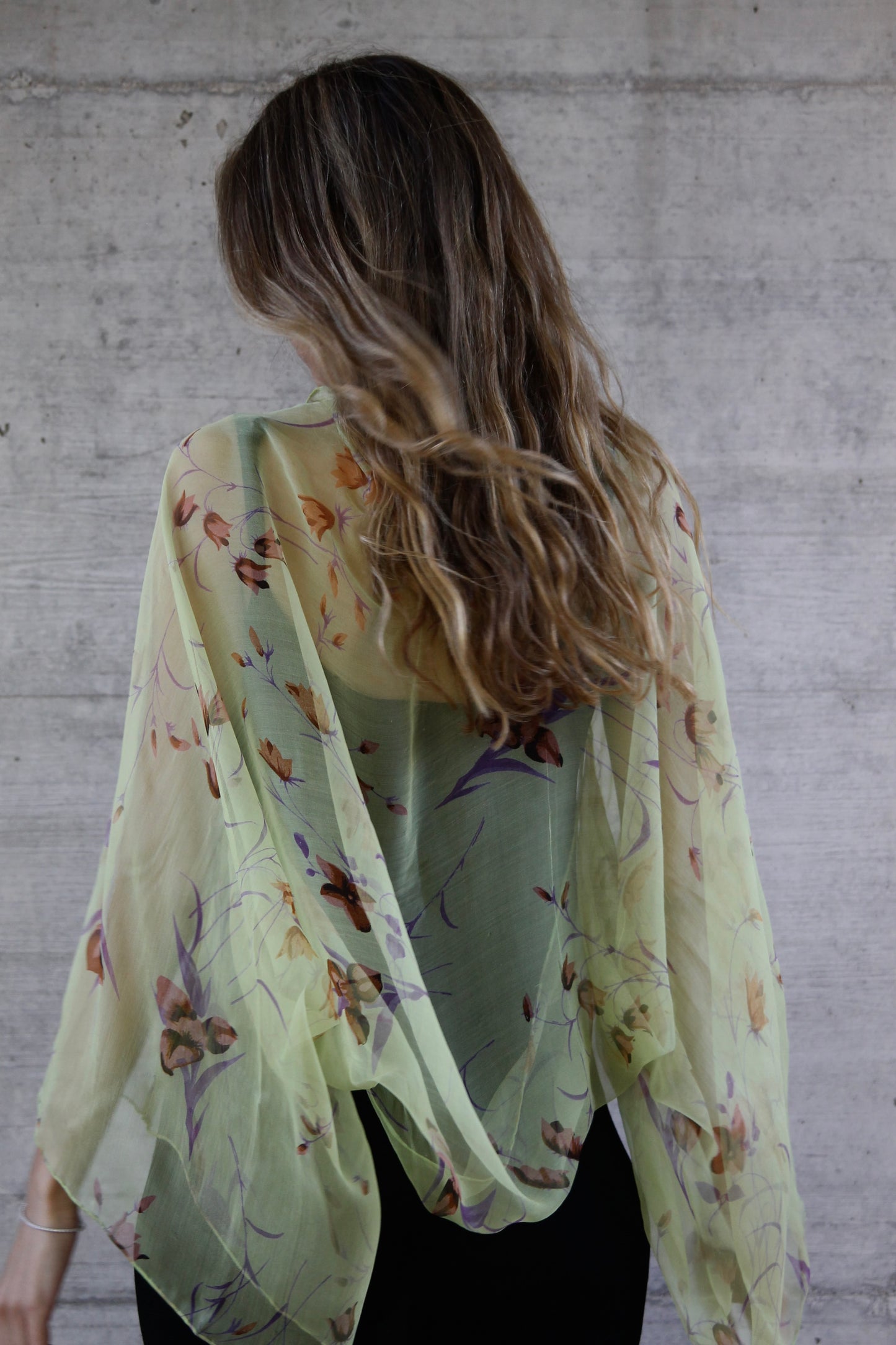 Handcrafted silk sleeves