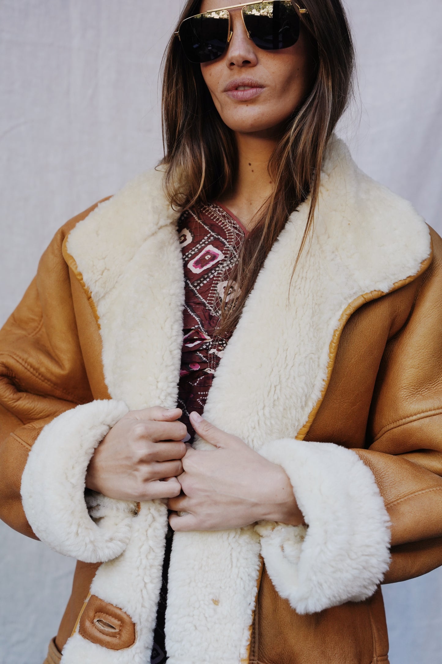 Vintage shearling jacket