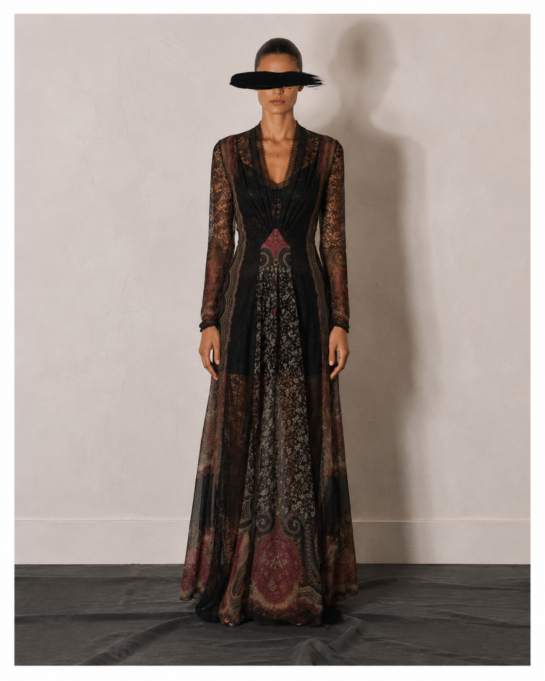 Etro Silk & Lace Dress