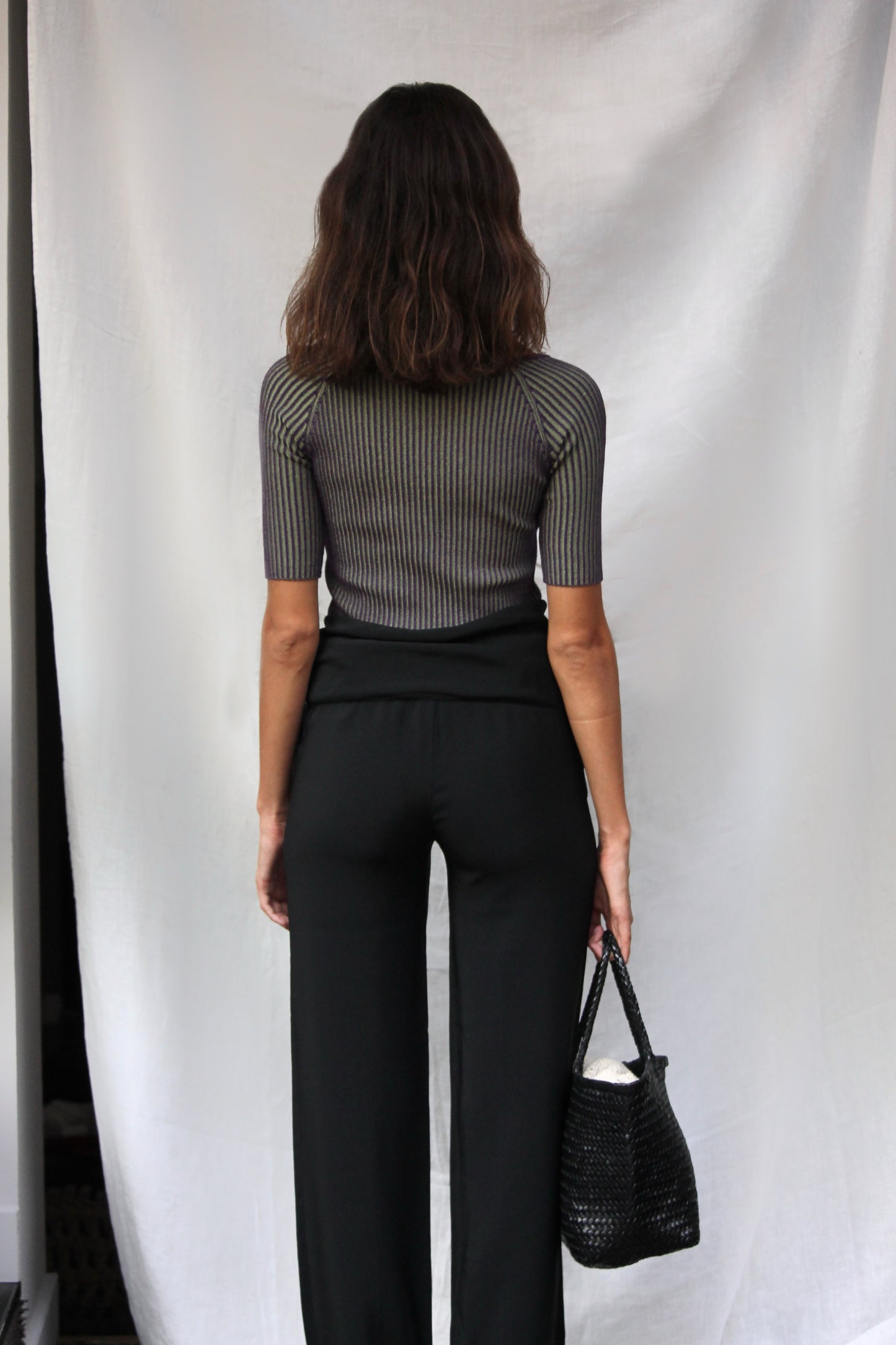 Prada silk trousers