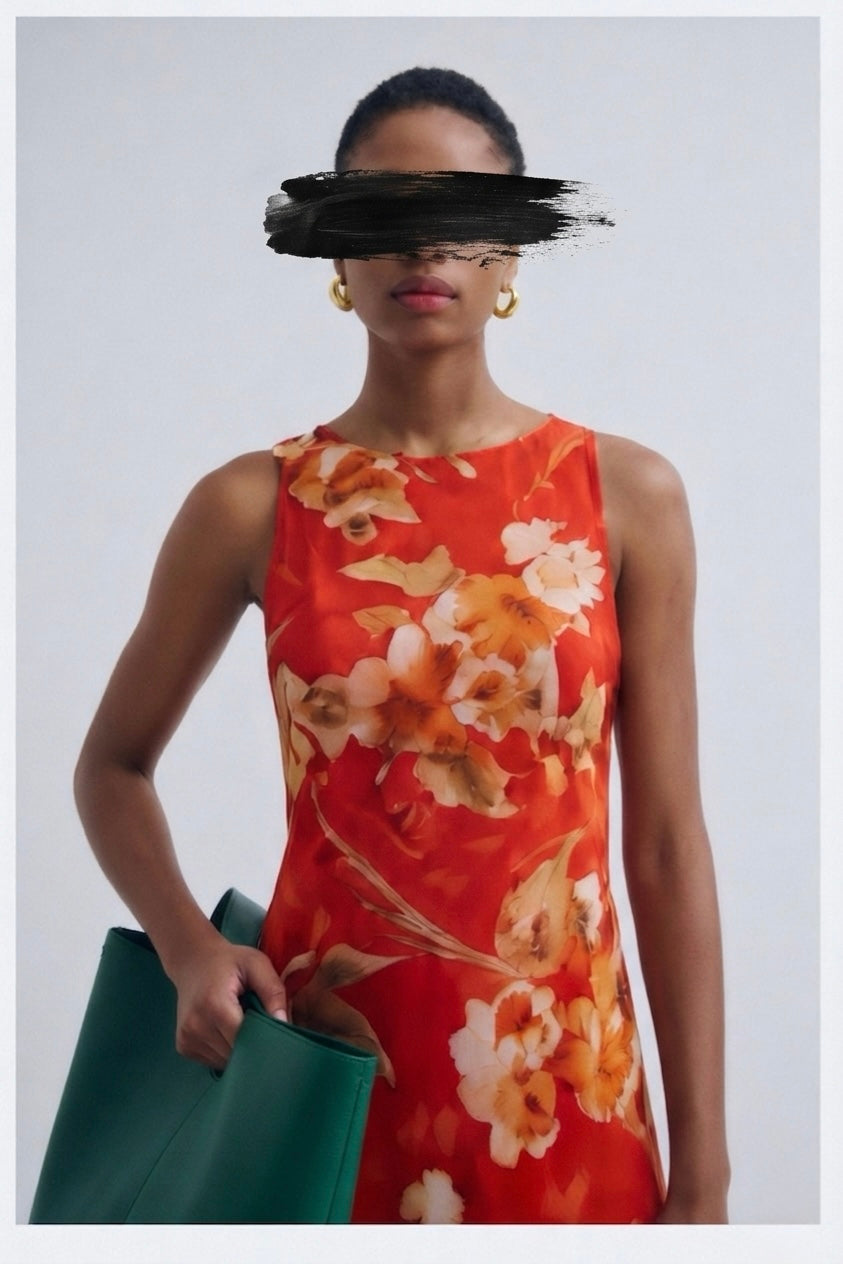 Roberto Verino Floral Silk Dress