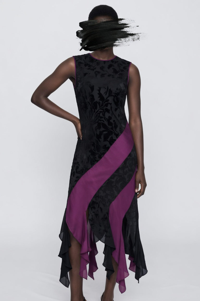 Loewe Fringed Jacquard Dress