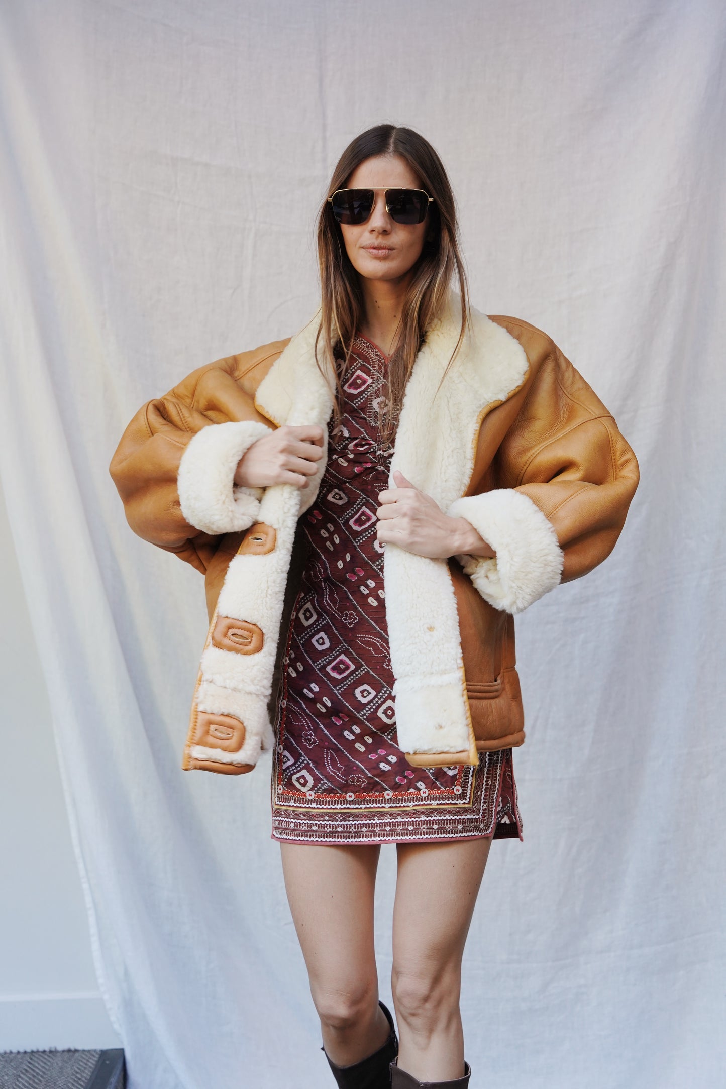 Vintage shearling jacket