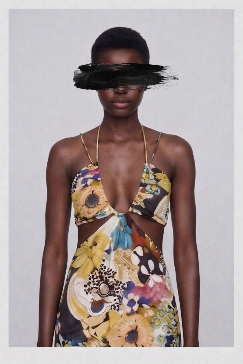 Alexis Cut-Out Floral Dress