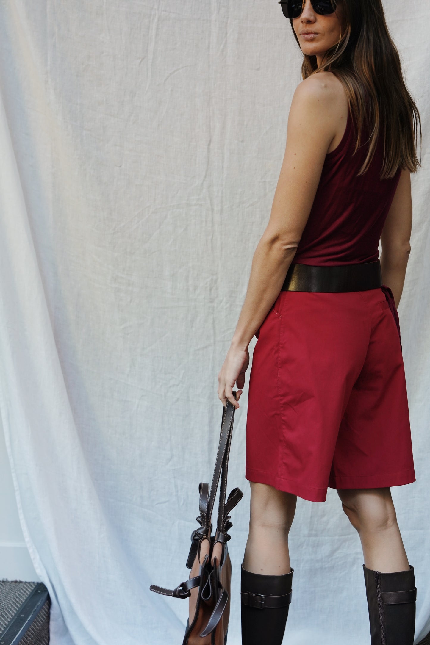 La Perla red bermudas