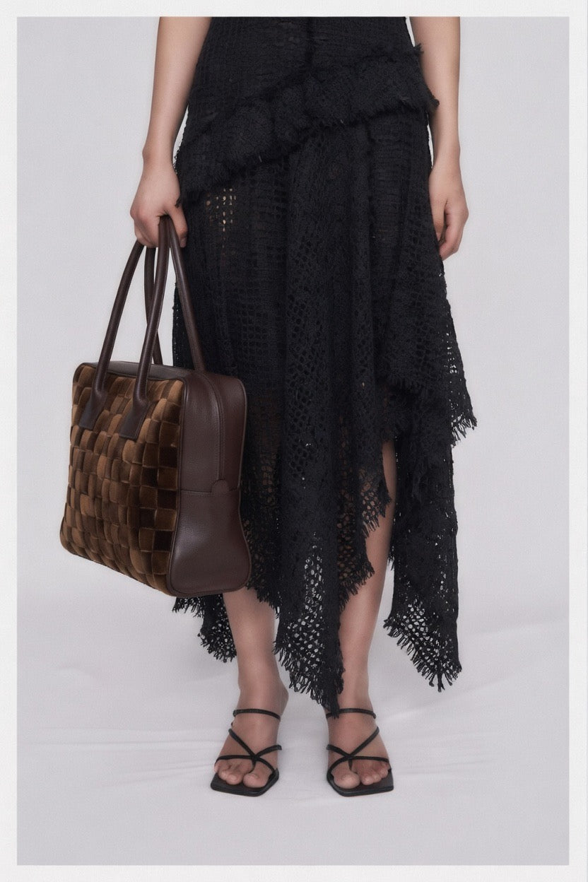 Proenza Schouler Asymmetric Black Dress