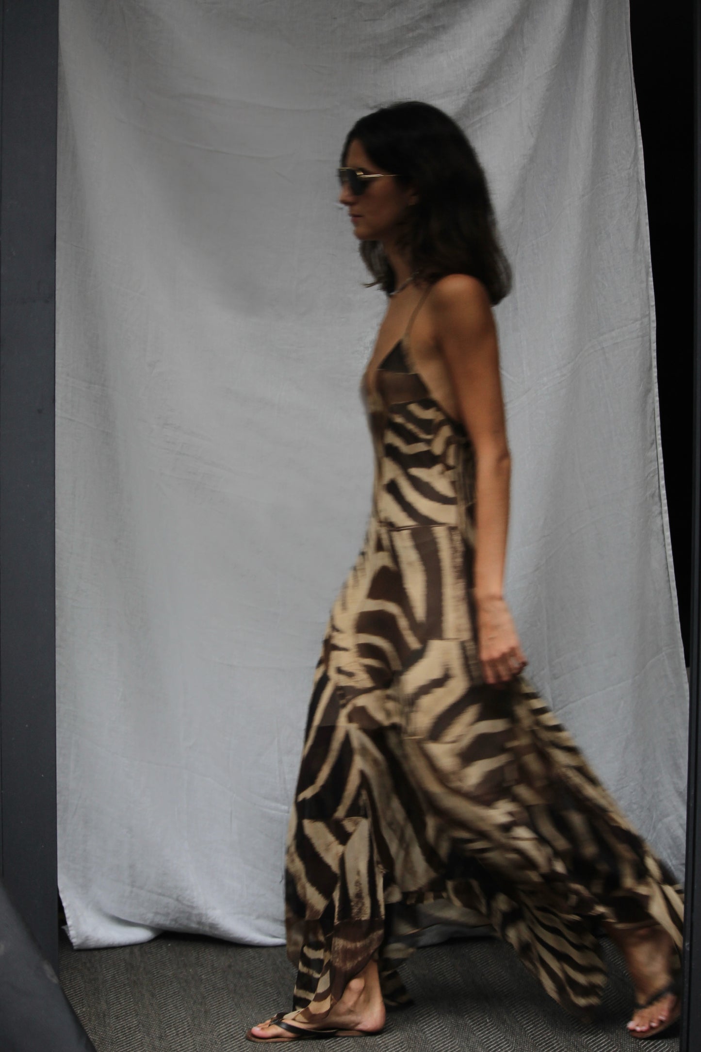 Ralph Lauren ruffled maxi dress