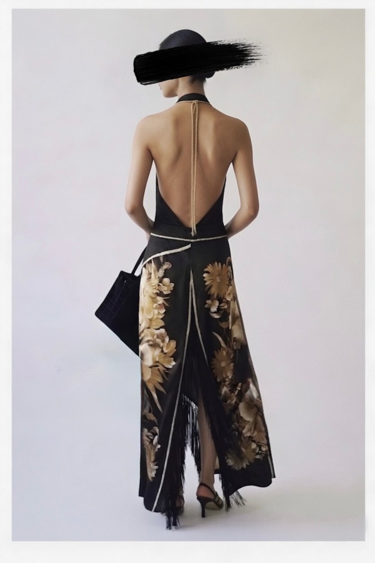 Renato Nucci Silk Backless Dress
