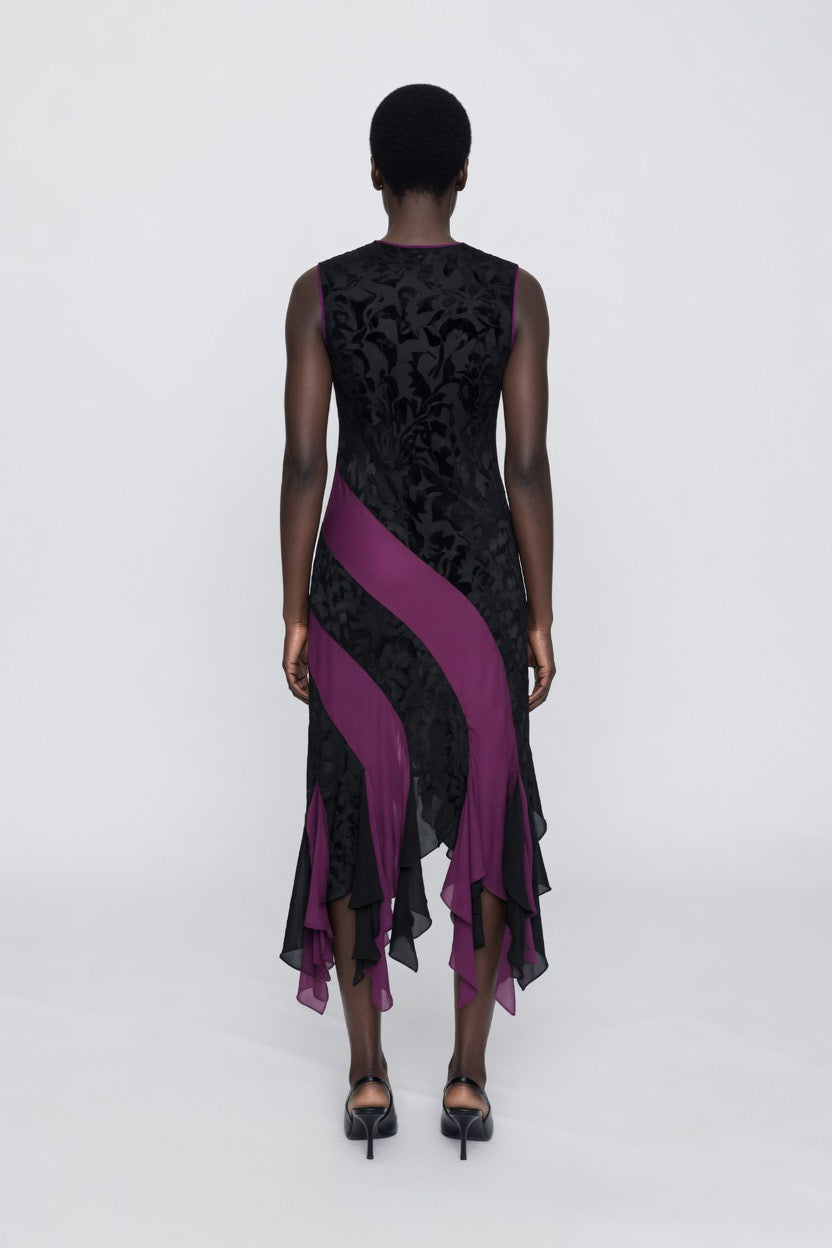 Loewe Fringed Jacquard Dress