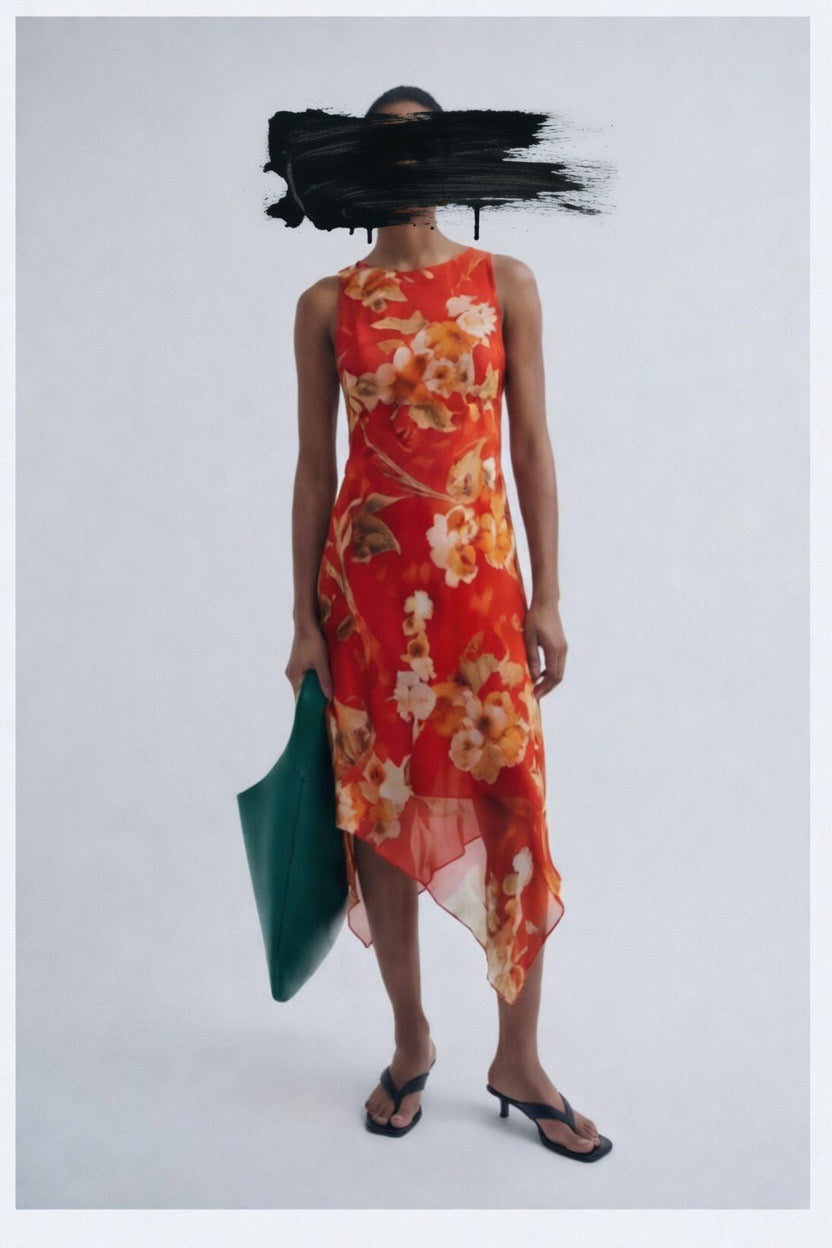 Roberto Verino Floral Silk Dress