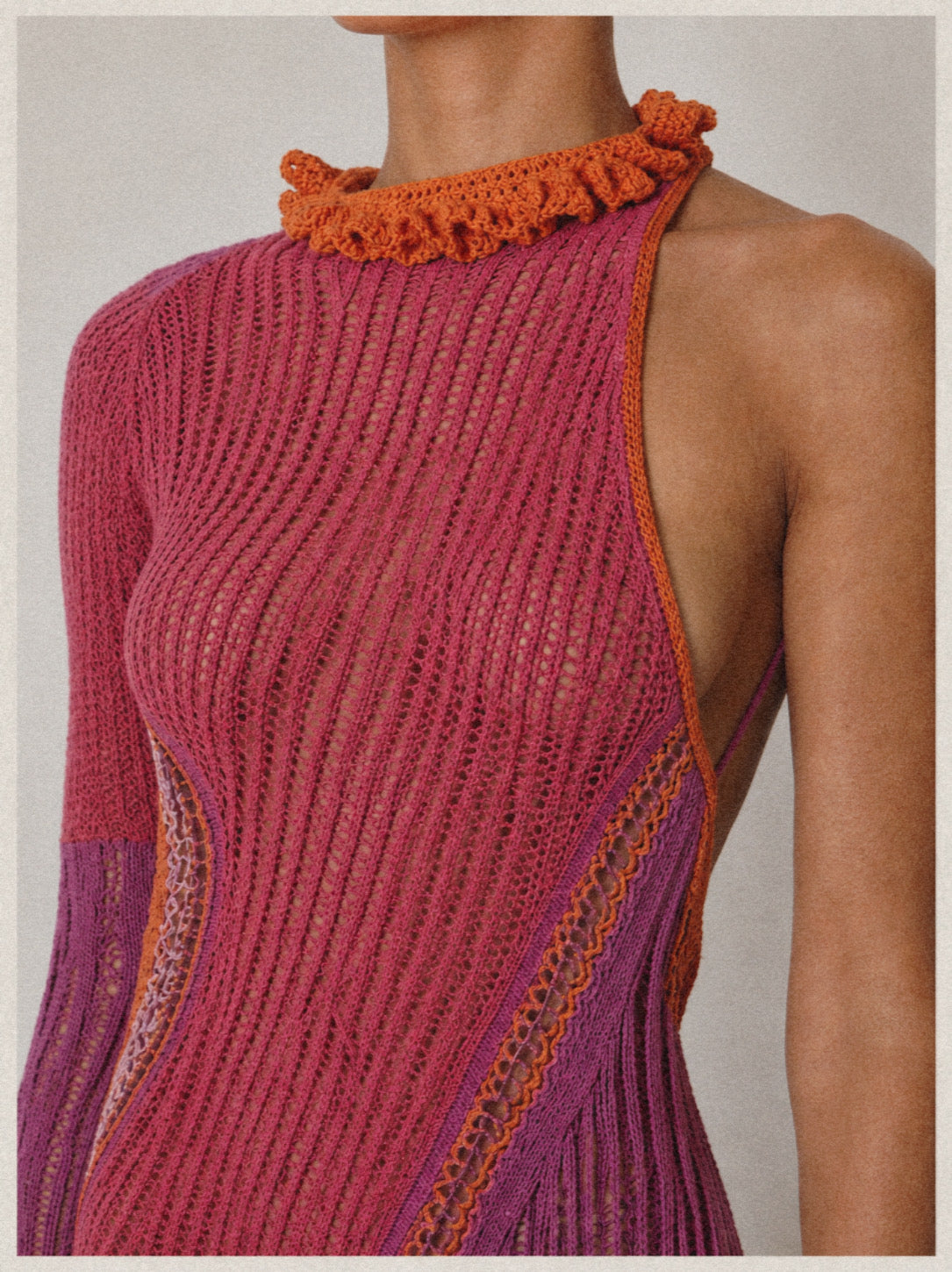 Roberta Einer Crochet Dress