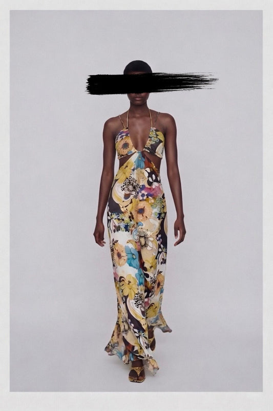 Alexis Cut-Out Floral Dress