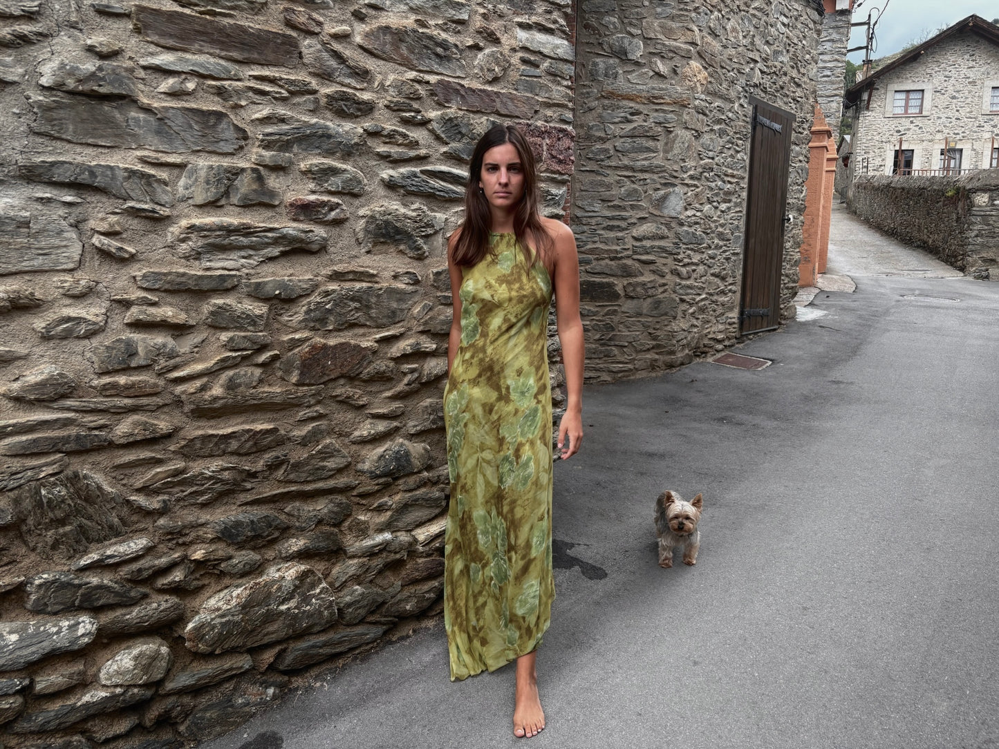 Floral vintage maxi dress